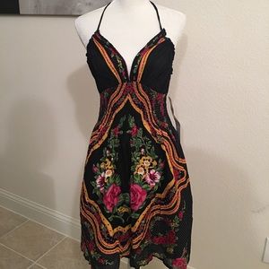 Black Haltered dress